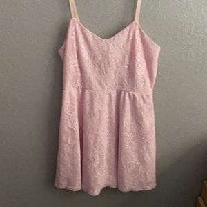 No boundaries pink mini dress